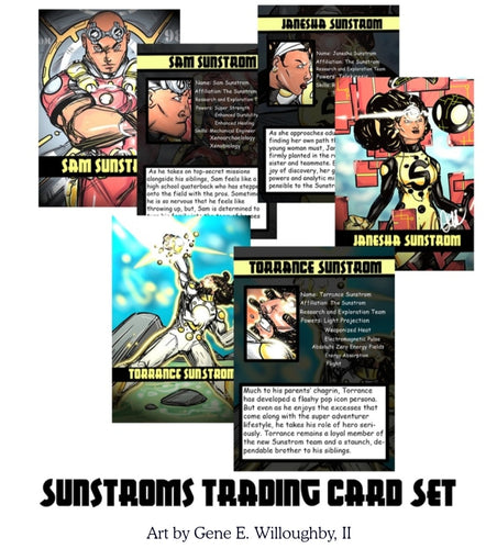 The Sunstroms Trading Card Set